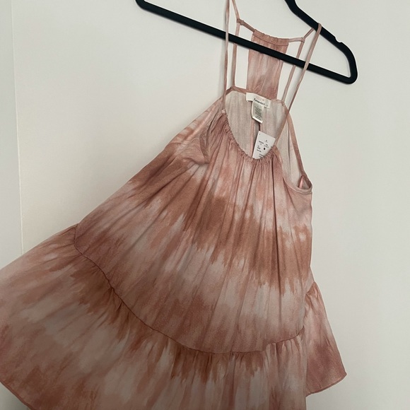 NWT Urban Romantics Pink Tie Die Tank - Picture 4 of 5